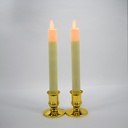 Vela artificial con luz led calido