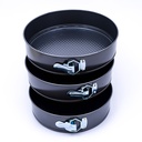 Bandeja de metal para torta 3pc