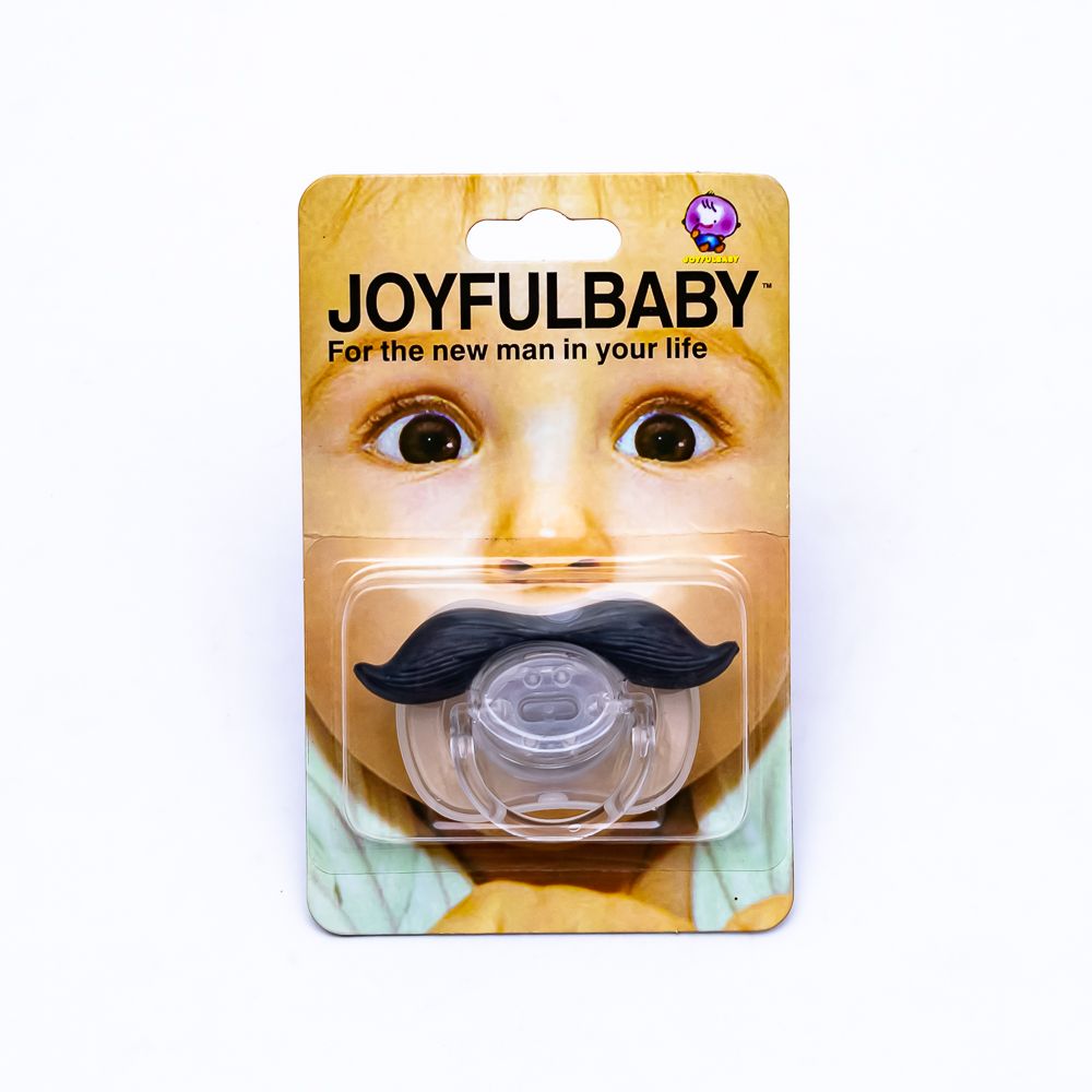 Chupete con forma bigote