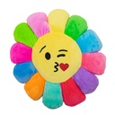 Peluche flor emoticón colorido 30cm