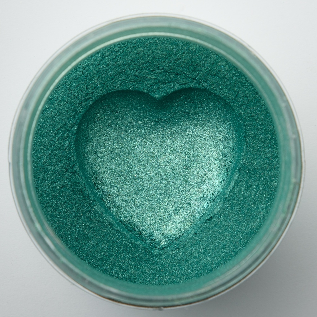 Pigmentos mica powder 20g Peacock Green (3)