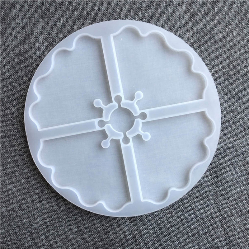 Molde de silicona individuales geométricos 22.5cm