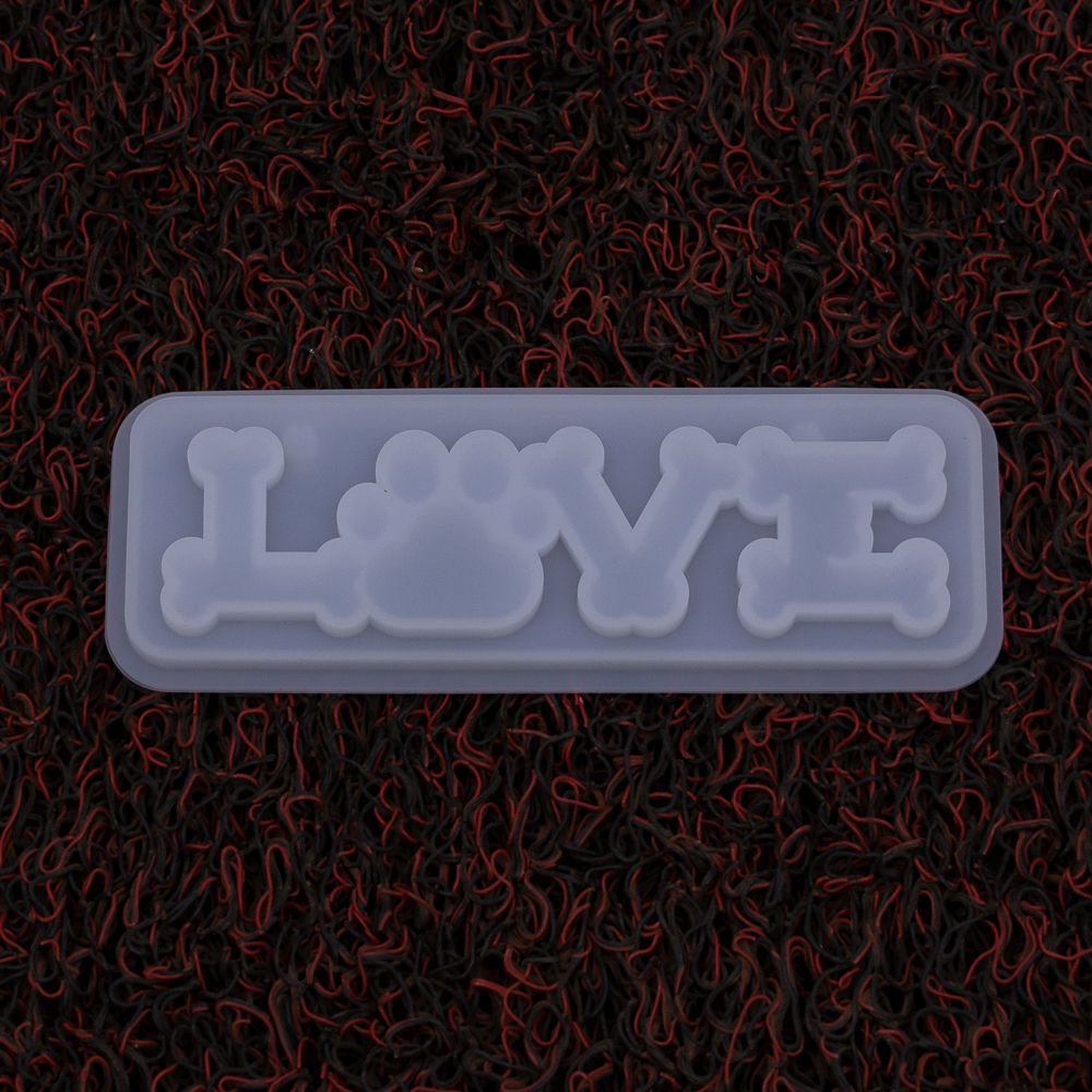 Molde de silicona Love 14.5*53*10cm
