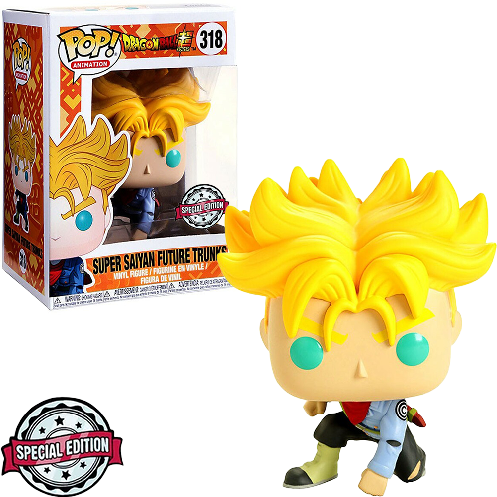 FUNKO POP ANIMACIÓN DRAGON BALL SUPER EXCLUSIVO - SUPER SAIYAN FUTURO TRUNKS 318