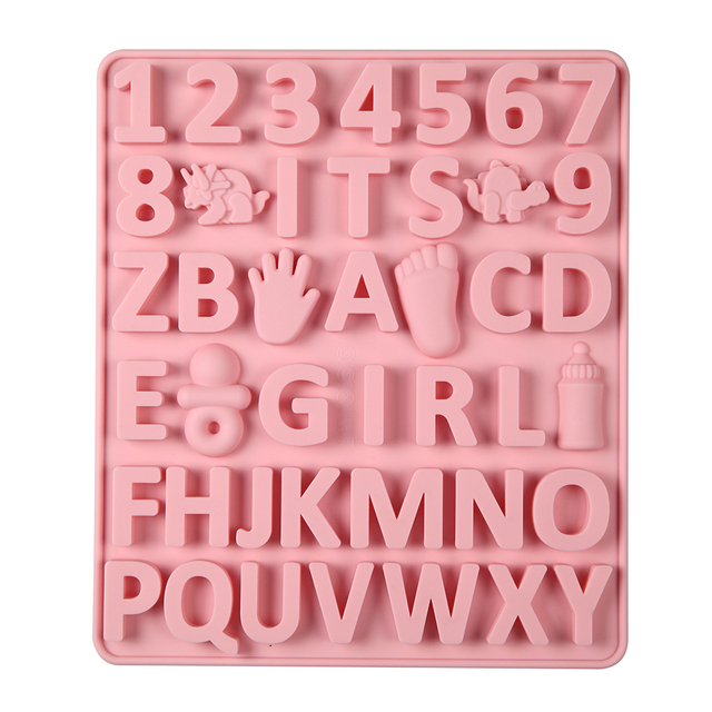 Molde de letras + numeros + pies