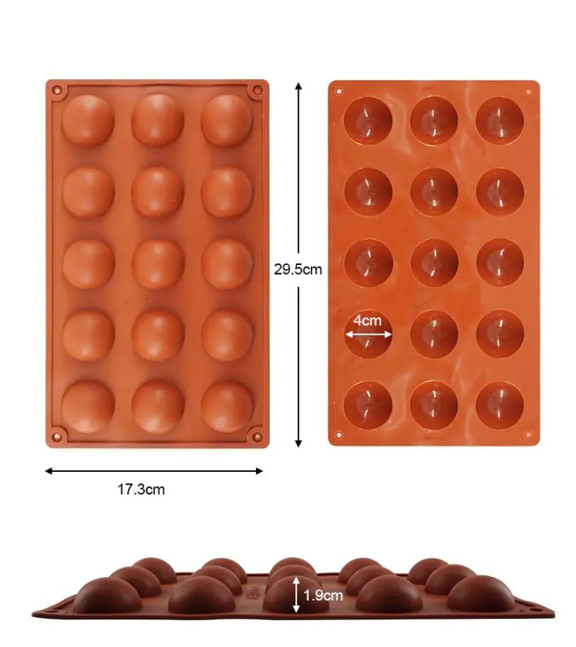 Molde de silicona 15 compartimiento
