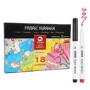 Pincel fabric marker permanente MOBEE 18pc