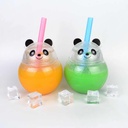 Vaso panda con pajita