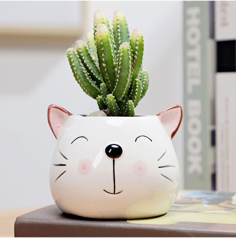 Maceta diseño gatito 7*9cm