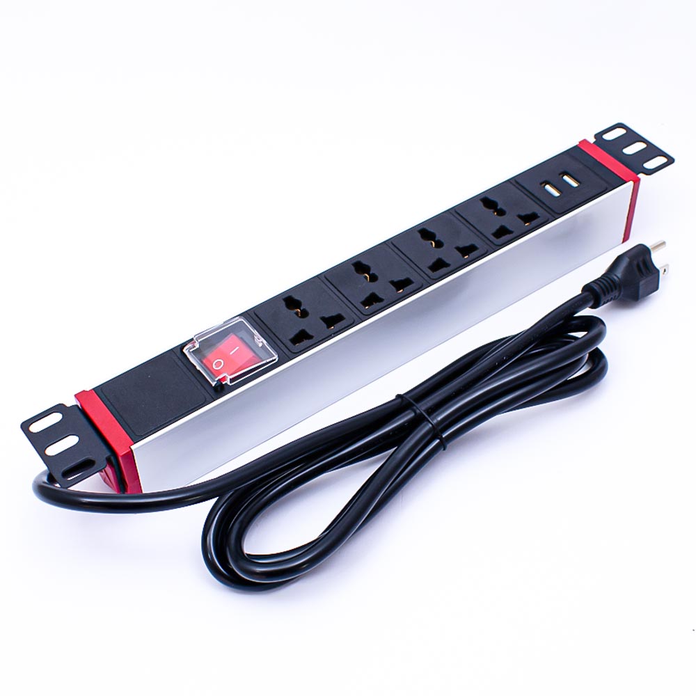Canal de tensión de 4 tomas+2usb 2.1A
