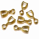 Conector de dije dorado 10pc
