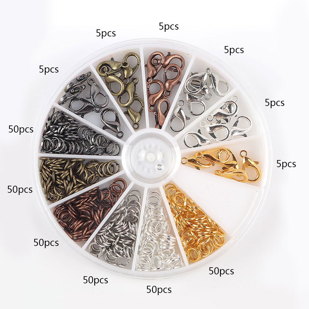 Juego de conectores accesorios para bijouterie 330pcs