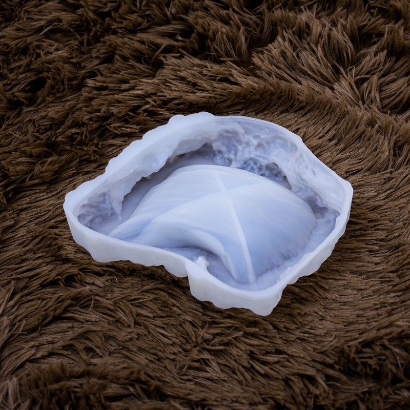 Molde de silicona cenicero de roca 15*14.5cm