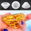 Molde de silicona diseño diamante 68*43mm