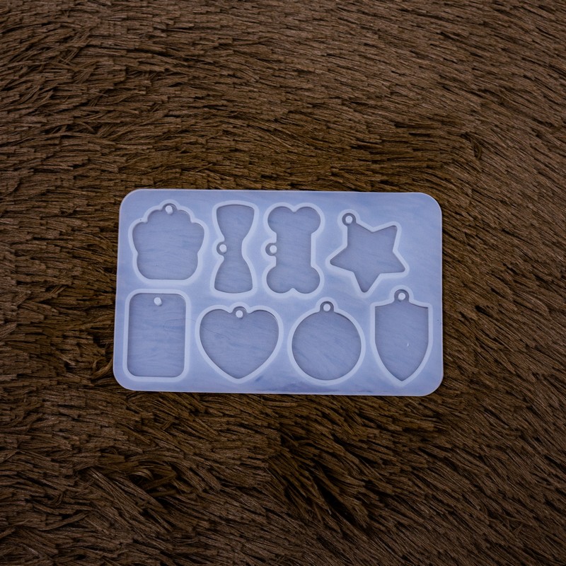 Molde de silicona 8 diseño de dije 14*8.8cm