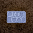 Molde de silicona 8 diseño de dije 14*8.8cm