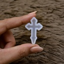 Molde de silicona diseño dije cruz 3.7*2cm