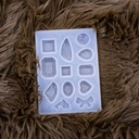 Molde de silicona diseño gema pequeña 0.8cm