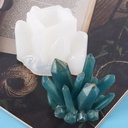Molde de silicona piedra cuarzo con base