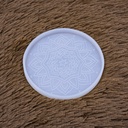 Molde de silicona diseño posavasos mándala 120mm