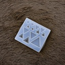 Molde de silicona con diseños triangulo 10.5*8.7cm