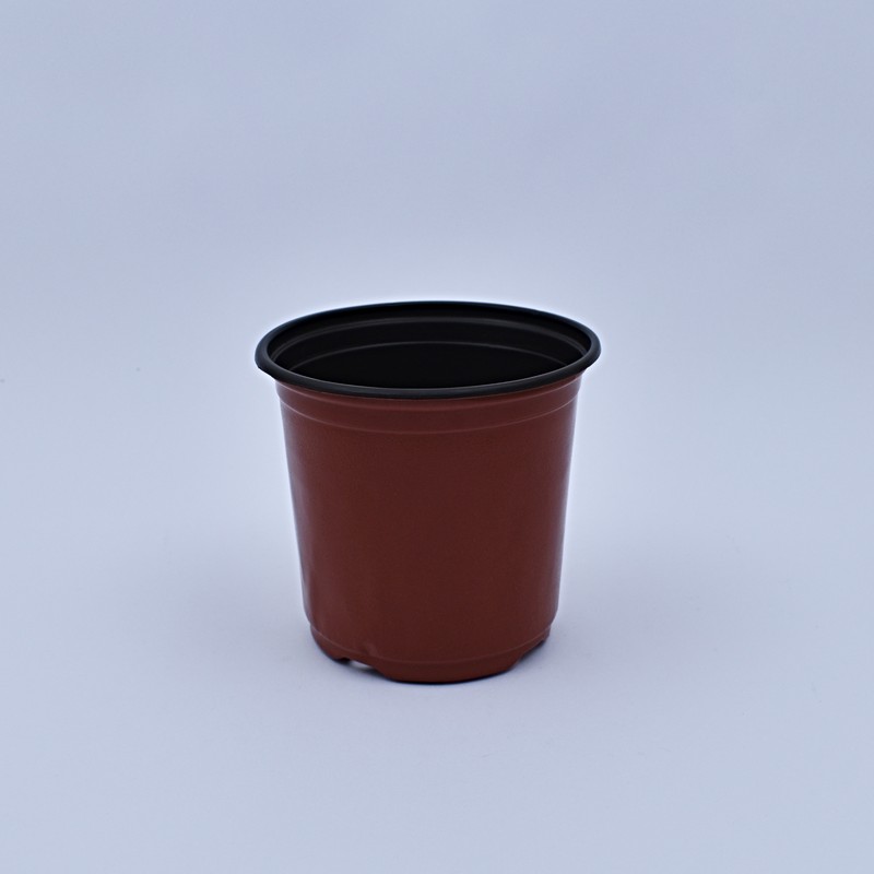 Plantera termoformado marrón 14*12cm