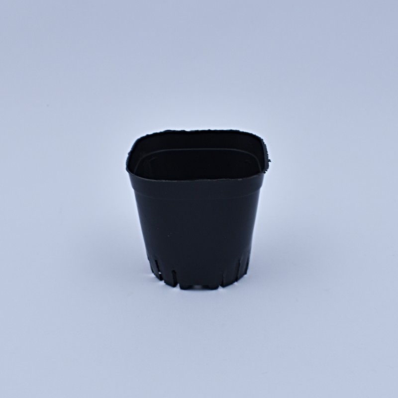 Plantera de plastico negro 8*7cm