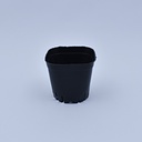 Plantera de plastico negro 8*7cm