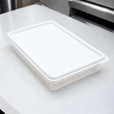 Táper trasparente con tapa 18.5*12cm