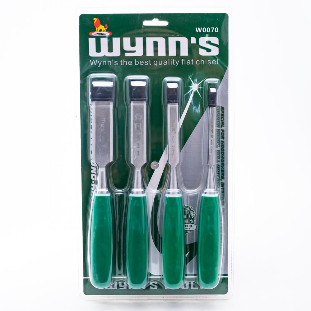 Formón set 4 piezas WYNNS