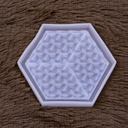 Molde de silicona posavaso hexagonal 105*122mm