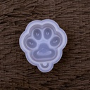 Molde de silicona dije pata de gato 52*49mm