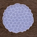 Molde de silicona posavaso diseño diamante 13cm