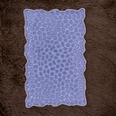 Molde de silicona rectángulo efecto diamante