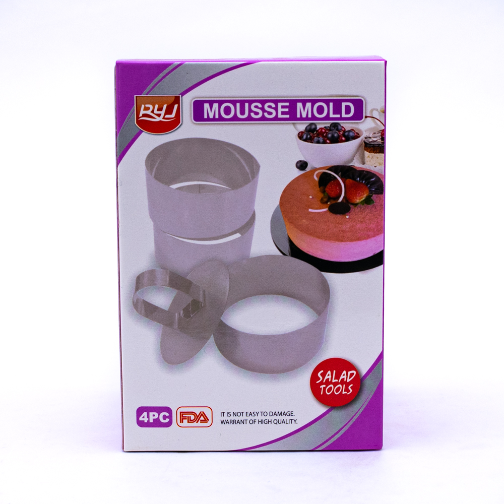 Molde de metal 3pc redondo