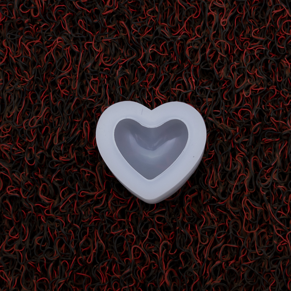 Molde de silicona diseño corazón 40*50mm