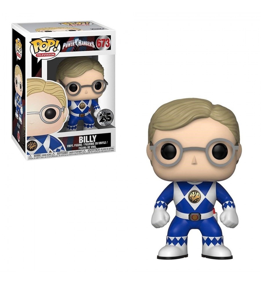 FUNKO POP TELEVISION POWER RANGERS - BLUE BILLY 673