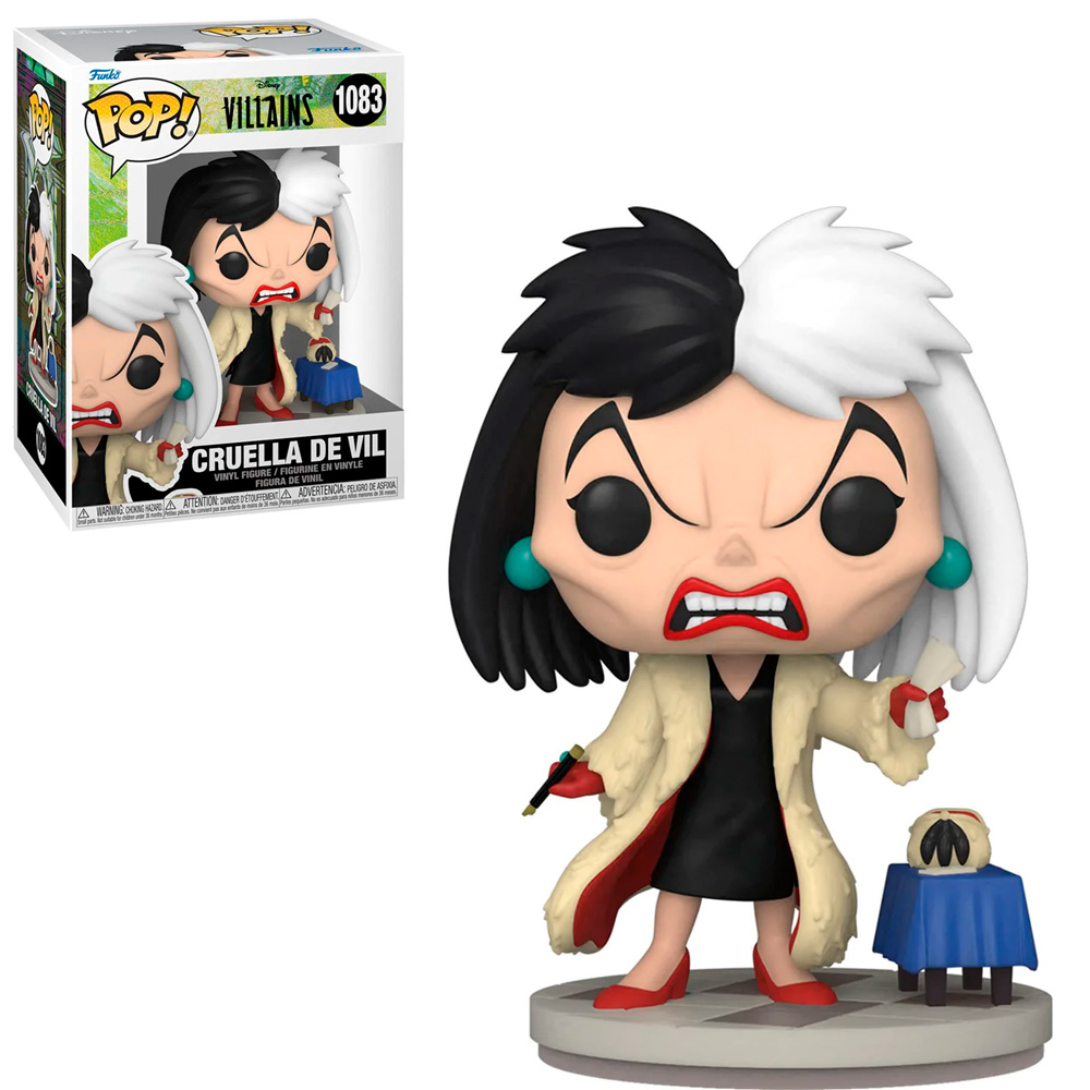 FUNKO POP DISNEY VILLAINS - CRUELLA DE VIL 1083