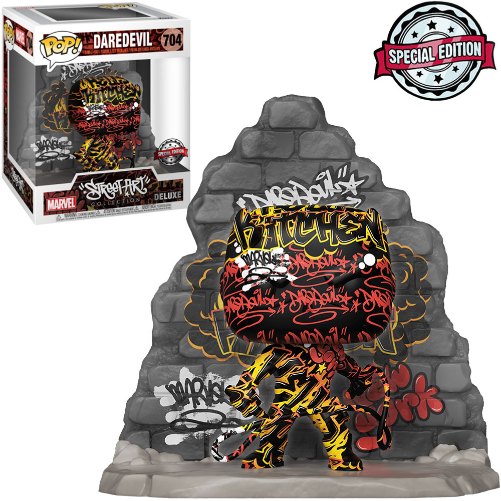 FUNKO POP MARVEL STREET ART DELUXE EXCLUSIVE - DAREDEVIL 704