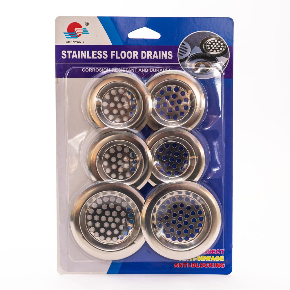Colador de metal para pileta 6 piezas