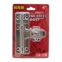 Traba de acero inoxidable para puerta 4"