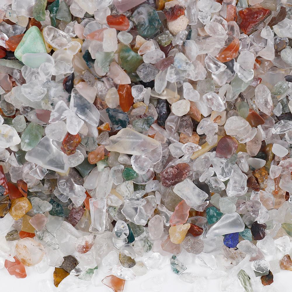 Piedra de vidrio mix 450g 5-7mm