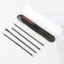 Set de extractor de puntos negro 4pc