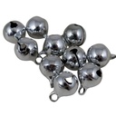 Campana de cobre plata 10mm 50 piezas