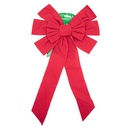 Moño gamuzado navideño 55*30cm