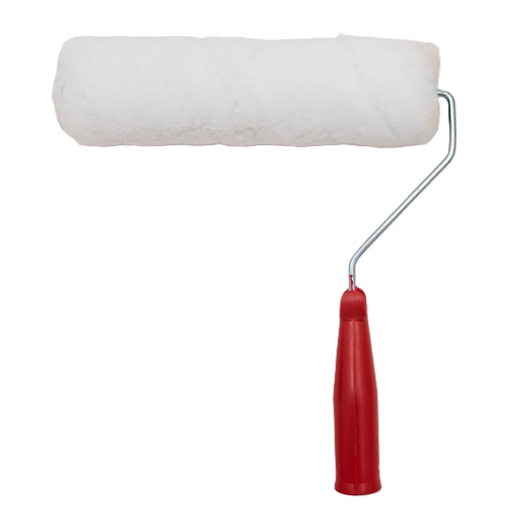 Rodillo mango rojo 21cm
