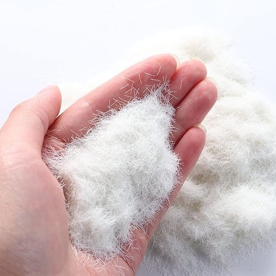 Polvo de hierba estática blanca 30g