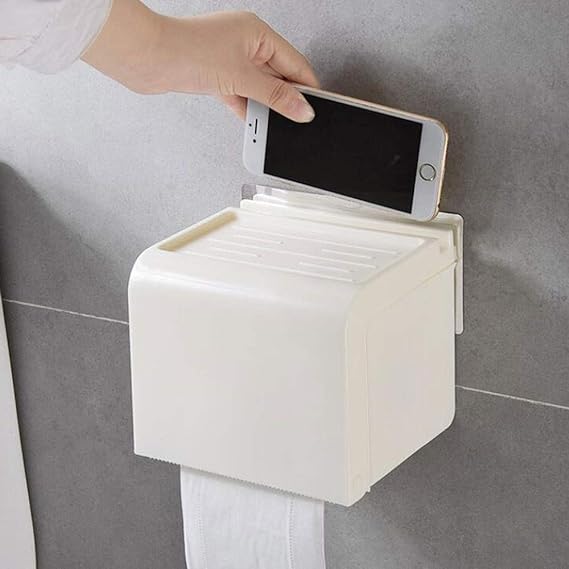 Porta papel con adhesivo