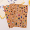 Sticker de papel diseño animales