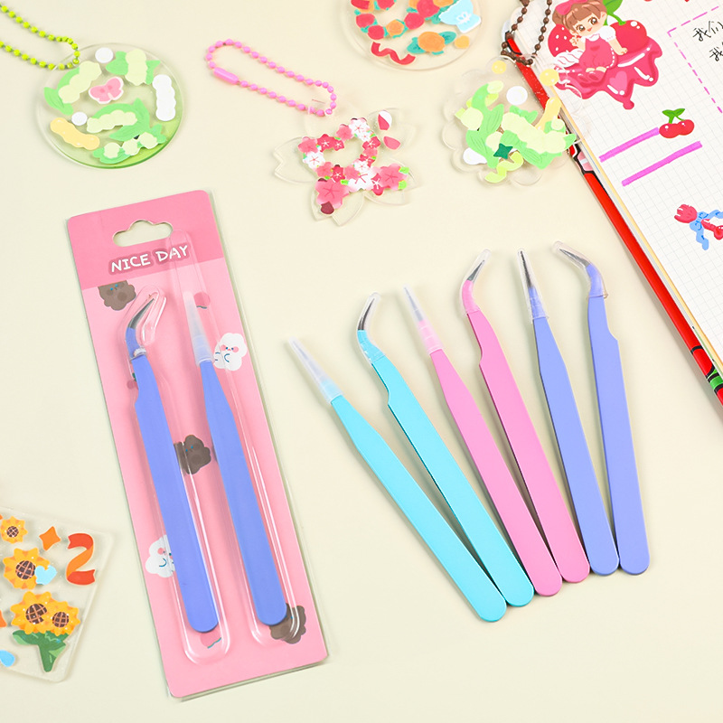 Set de pinza recto y encorbado 2pc